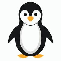 pingvin platt stil illustration vektor