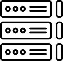 Lager Daten Symbol Symbol Bild zum Datenbank Illustration vektor