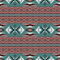 aztek, navajo geometrisk sömlös mönster. inföding amerikan sydväst skriva ut. etnisk design tapet, tyg, omslag, textil, matta, filt. vektor