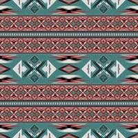 aztekisch, navajo geometrisch nahtlos Muster. einheimisch amerikanisch Südwesten drucken. ethnisch Design Hintergrund, Stoff, Abdeckung, Textil, Teppich, Decke. vektor