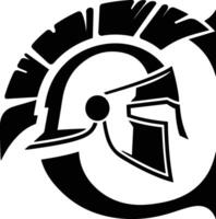 spartansk årgång logotyp vektor