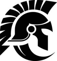 spartanisch Jahrgang Logo vektor
