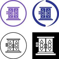 Tür-Icon-Design vektor