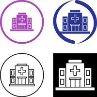 sjukhus ikon design vektor