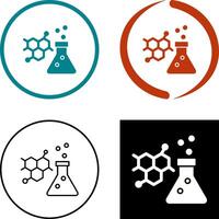 Chemie-Icon-Design vektor
