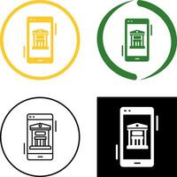 Online-Banking-Icon-Design vektor