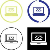 Coding-Icon-Design vektor