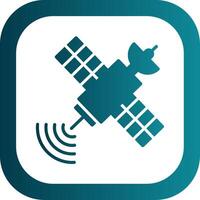 Satellit Glyphe Gradient Ecke Symbol vektor