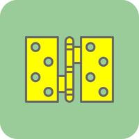 Scharnier Glyphe Gradient Ecke Symbol vektor