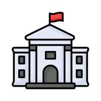 skaffa sig detta skön ikon av vit hus, förenad stater president hus vektor