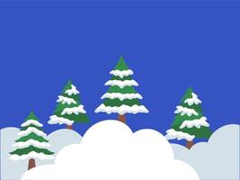 Weihnachten Baum Rahmen Hintergrund Illustration vektor