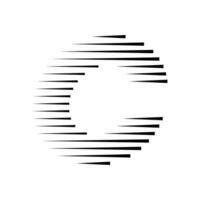 c Brief Linien Logo Symbol Illustration vektor