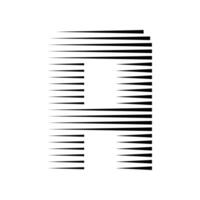 ein Brief Linien Logo Symbol Illustration vektor