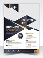 Business-Corporate-Flyer-Design-Vorlage vektor