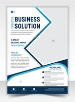 Business-Corporate-Flyer-Design-Vorlage vektor