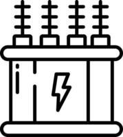 transformator översikt illustration vektor