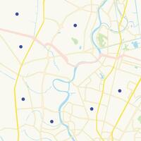 stadskarta för alla typer av digital infografik och tryckt publikation. vektor