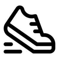 löpning sko ikon för webb, app, infografik, etc vektor