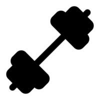 Gewichtheben Hantel Symbol zum Netz, Anwendung, Infografik, usw vektor