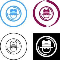 Spionage-Icon-Design vektor