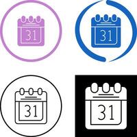 Kalender Icon Design vektor