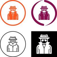 Spionage-Icon-Design vektor