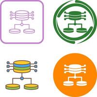 Design von strukturierten Datensymbolen vektor