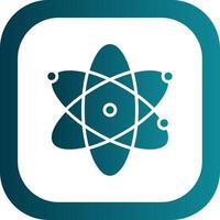 Wissenschaft Glyphe Gradient Ecke Symbol vektor