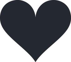 samling av kärlek hjärta symbol ikoner . kärlek illustration uppsättning med fast och översikt hjärtan vektor