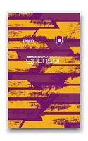 Sport und Fußball Design Vorlage, geeignet zum Jersey Design, Hintergrund, Poster. vektor