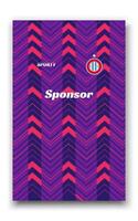 Sport und Fußball Design Vorlage, geeignet zum Jersey Design, Hintergrund, Poster. vektor