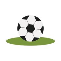 fotboll eller fotboll match element illustration. resultattavla, enhetlig, vissla, straff kort, fotboll boll, stoppur isolerat på vit bakgrund. sporter begrepp. vektor