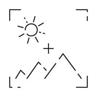 Drohne Linie Symbol. inbegriffen das Symbole wie Drohne, Fernbedienung, Regler, Radar, Karte, Signal und mehr. vektor