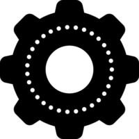 solide schwarz Symbol zum Ausrüstung vektor