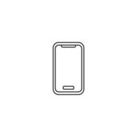 Handy, Mobiltelefon Telefon Symbol. Smartphone Symbol. Illustration Logo vektor