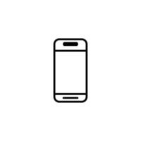 Handy, Mobiltelefon Telefon Symbol. Smartphone Symbol. Illustration Logo vektor