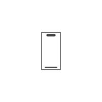 mobil telefon ikon. smartphone symbol. illustration logotyp vektor