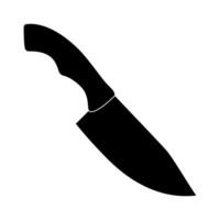 Fleisch Hackmesser Messer Geschirr Kochen Ausrüstung Symbol. Küche Messer Hackmesser Cutter mit Griff Scharf Klinge kochen. Illustration vektor