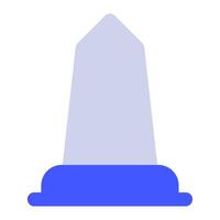 monument ikon för webb, app, infographic vektor