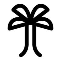 Palme Baum Symbol zum Netz, Anwendung, Infografik vektor