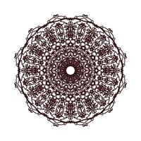 dekoratives Konzept abstrakte Mandala-Abbildung. eps 10 vektor