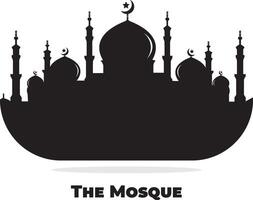 moské ikon , masjid islamic bakgrund masjid vektor