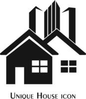 Zuhause Symbol, erstaunlich Zuhause, Haus, Haus Symbol, einzigartig Haus Symbol vektor