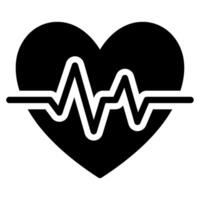 Herzschlag Symbol zum Netz, Anwendung, Infografik, usw vektor