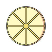 Vektor-Zitrone-Symbol vektor
