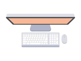 Schreibtisch Computer Abbildung vektor