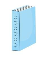 schönes blaues Buch vektor