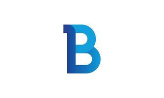 första brev b logotyp design. b logotyp design. kreativ och modern b logotyp. proffs vektor