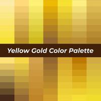 Gelb und Gold Farbe Palette Satz. vektor