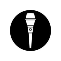 mikrofon ikon . mic illustration tecken. karaoke symbol. audio logotyp. vektor